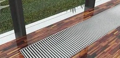 Design alu rooster voor convectorput van max 3m, Ophalen, Gebruikt, Minder dan 30 cm, Overige typen