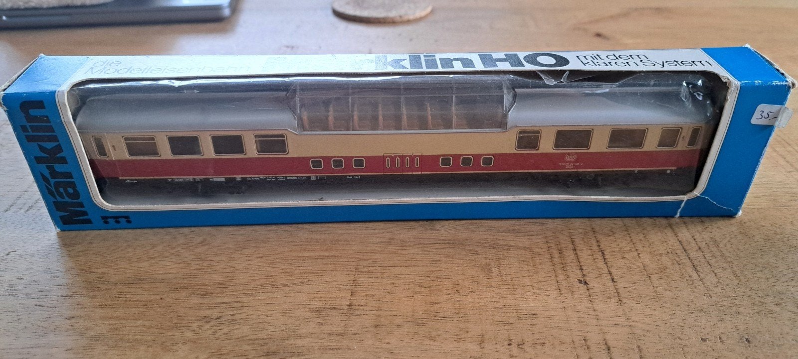 Märklin 4099 H0 Panoramarijtuig, 1e klasse van de DB, Wisselstroom, Wagon, Ophalen of Verzenden, Zo goed als nieuw