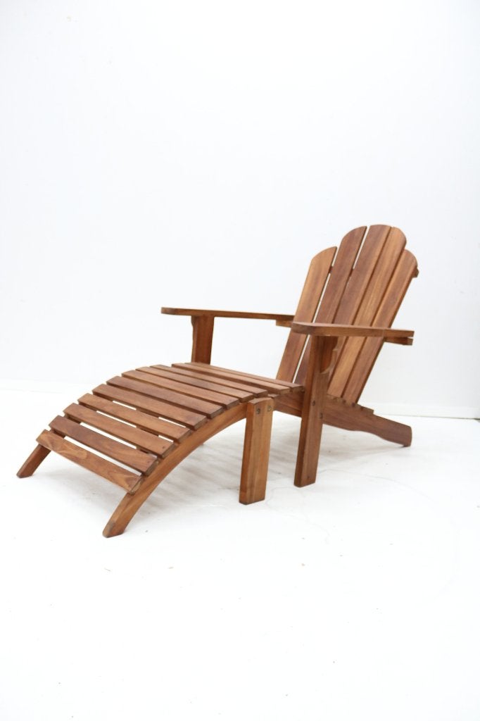 Nieuw Teak Deckchair Ligstoel Model Aron, Ophalen, Nieuw, Bruin, Twee