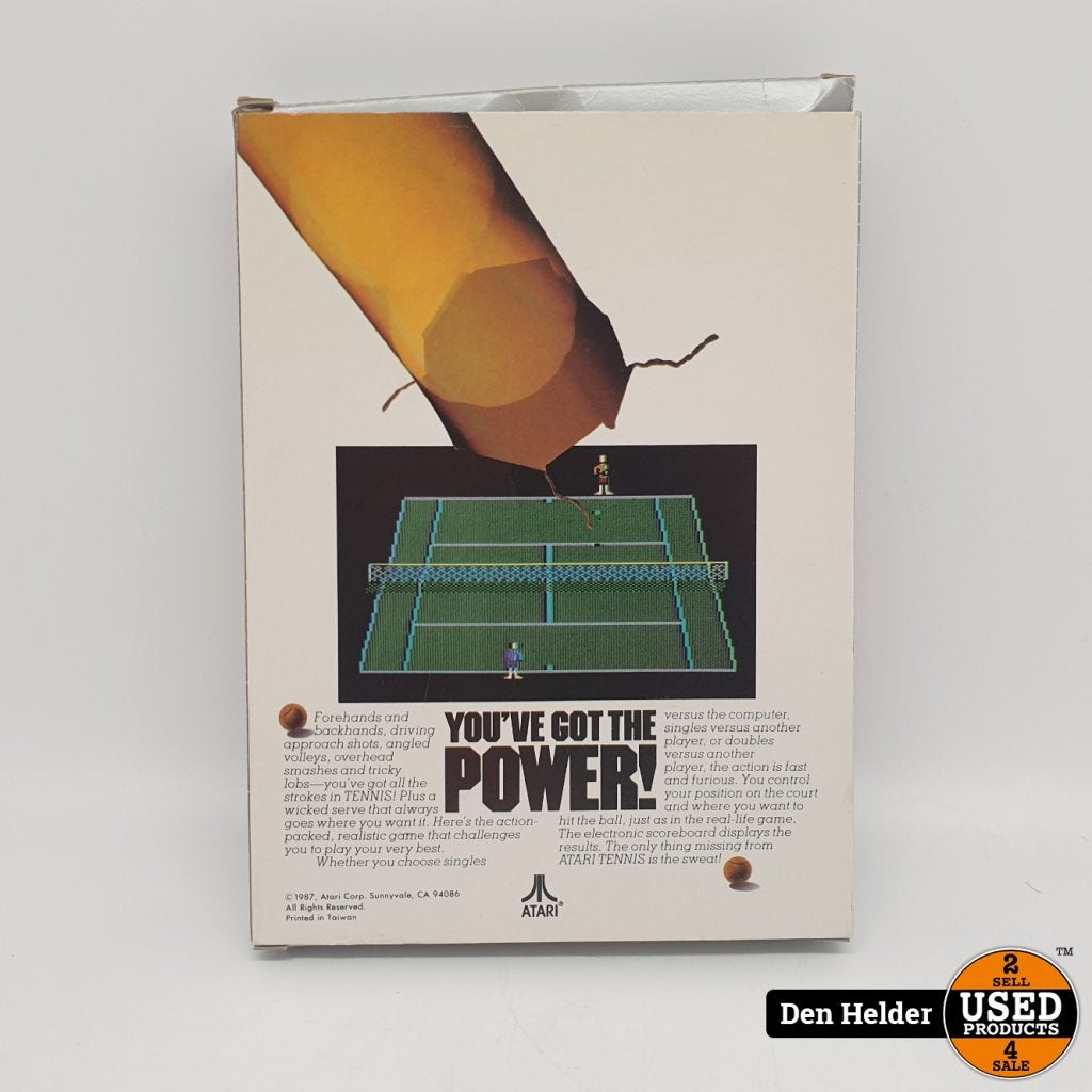 Tennis Atari XE Game - In Nette Staat, Atari, Gebruikt, Support@atari.com, Atari SA
78 Rue Taitbout
75009 Paris,
France