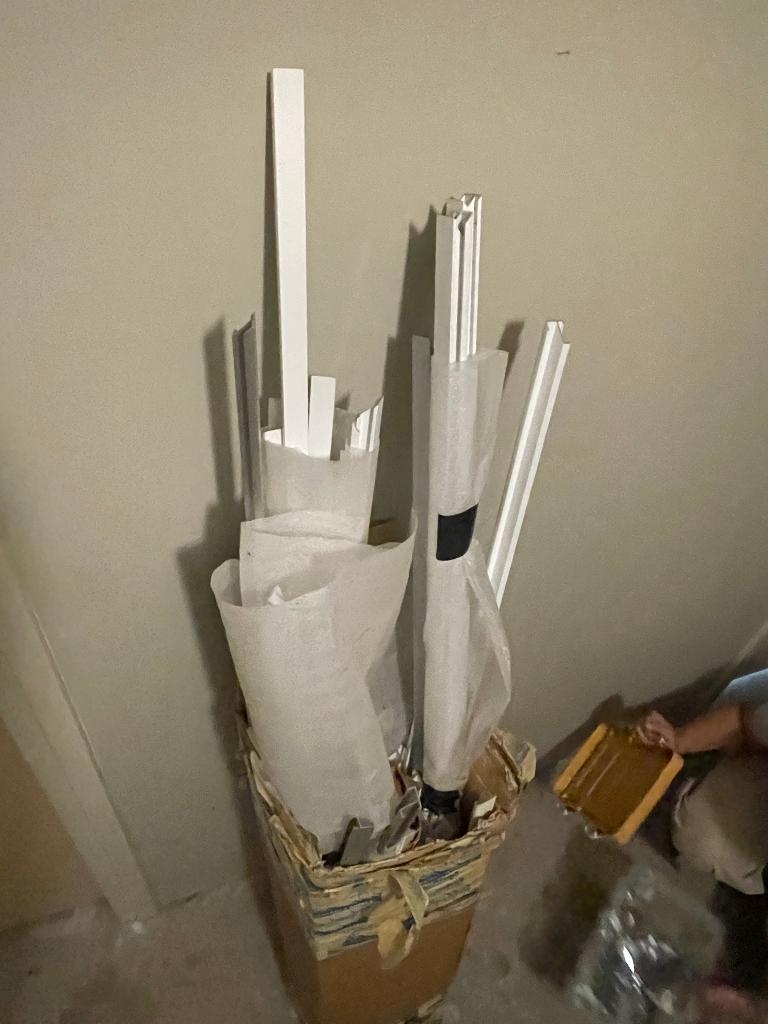Grote hoeveelheid AMS wissellijsten van aluminium, Ophalen, Metaal of Aluminium, Zo goed als nieuw, 75 cm of meer
