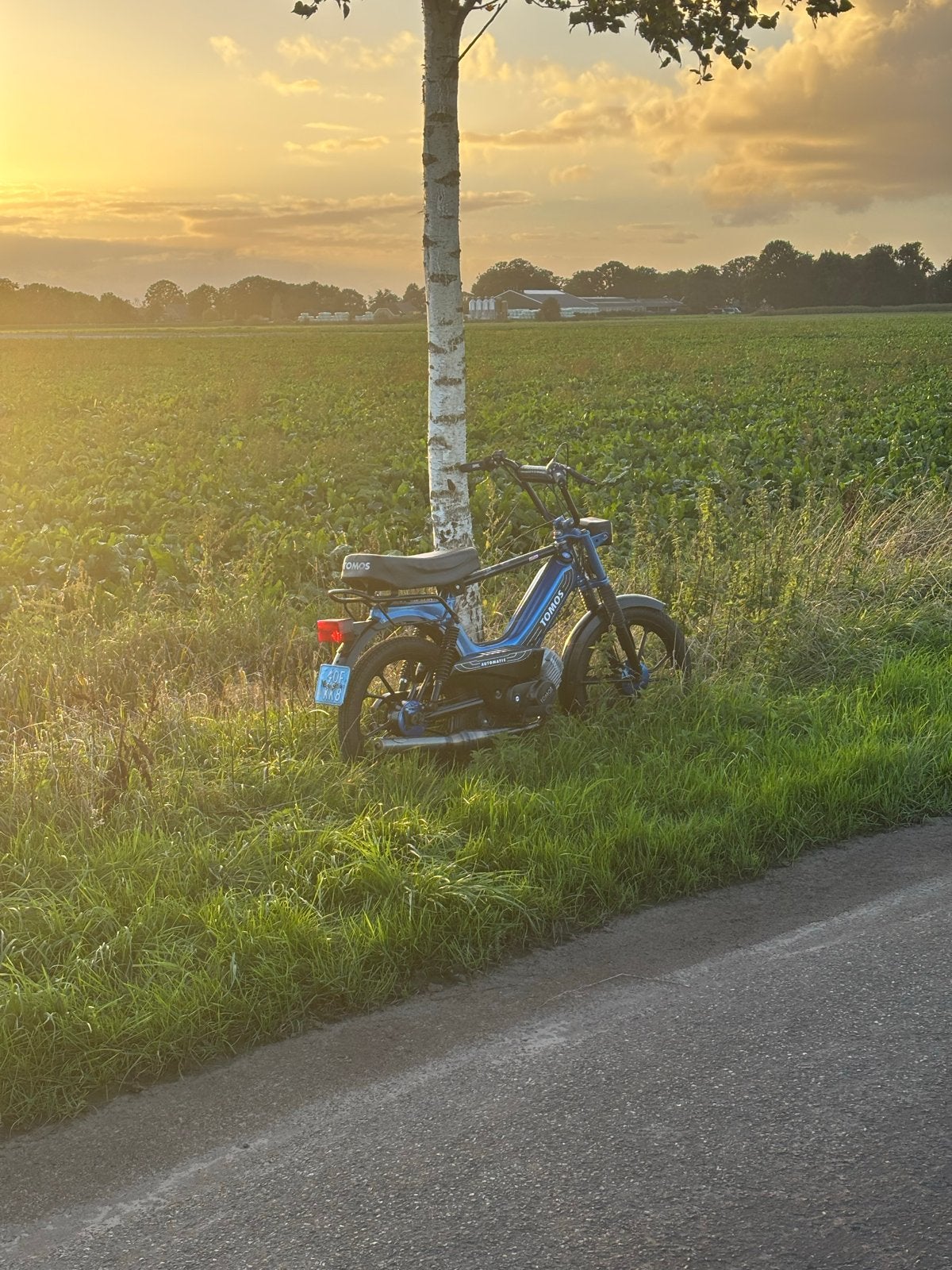 Tomos A35 - Blauw - Goed onderhouden, Fietsen en Brommers, Ophalen, Gebruikt, Maximaal 45 km/u, Overige modellen