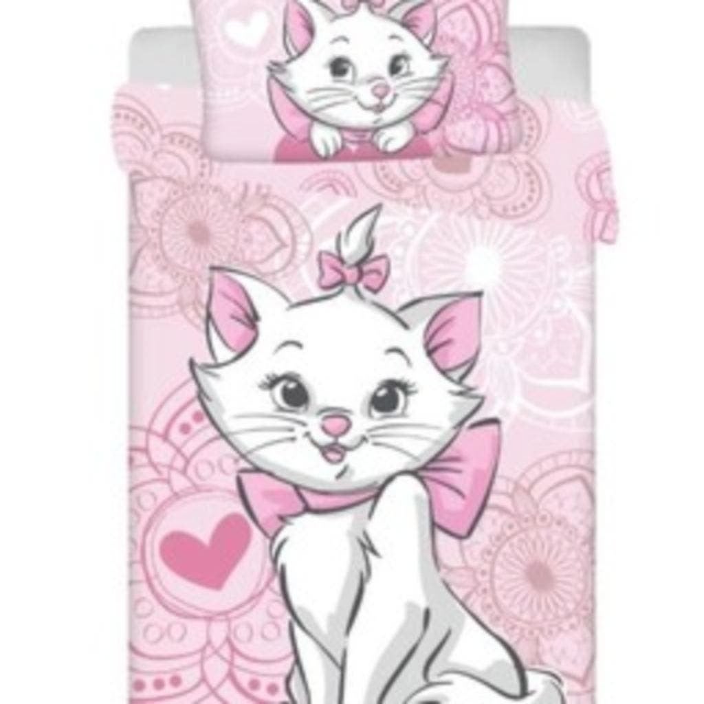 Marie Cat Baby / Peuter Dekbedovertrek 100 x 135 cm - Disney, Meisje, Ledikant, Dekbedovertrek, Nieuw
