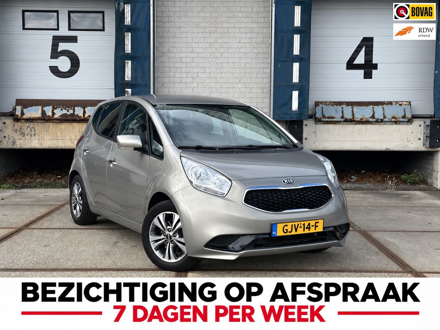Kia VENGA 1.6 CVVT ExecutiveLine (AUTOMAAT+KEYLESS+NET), 15 km/l, Gebruikt, Lichtsensor, Bedrijf