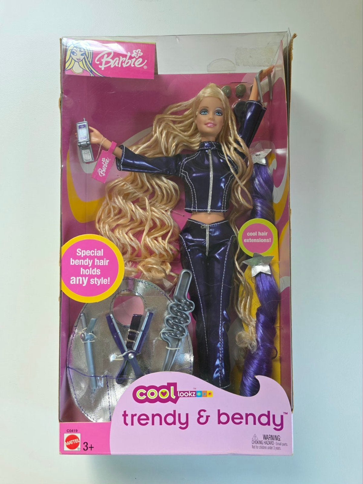Barbie Cool Lookz Trendy & Bendy 2003 NRFB, Ophalen of Verzenden, Nieuw, Barbie