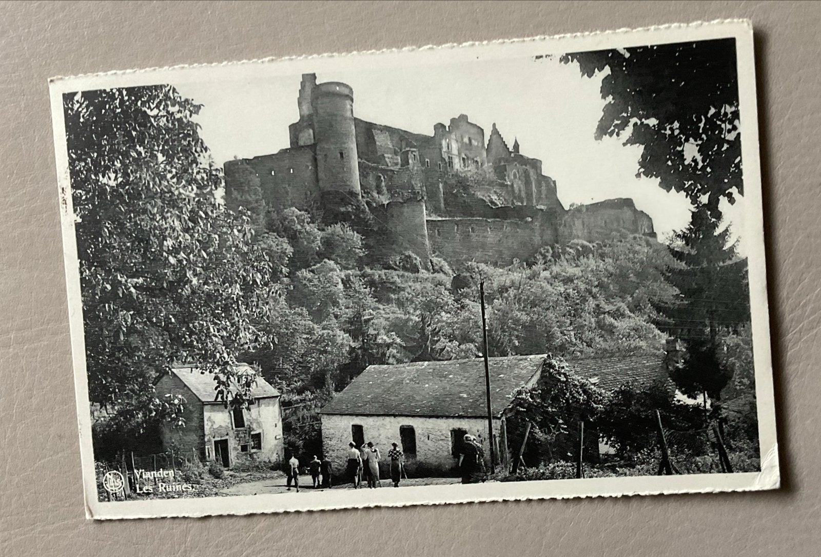 Oude Ansichtkaart Vianden, Les Ruines, Luxemburg, Ophalen of Verzenden, Voor 1920, Gelopen, België en Luxemburg