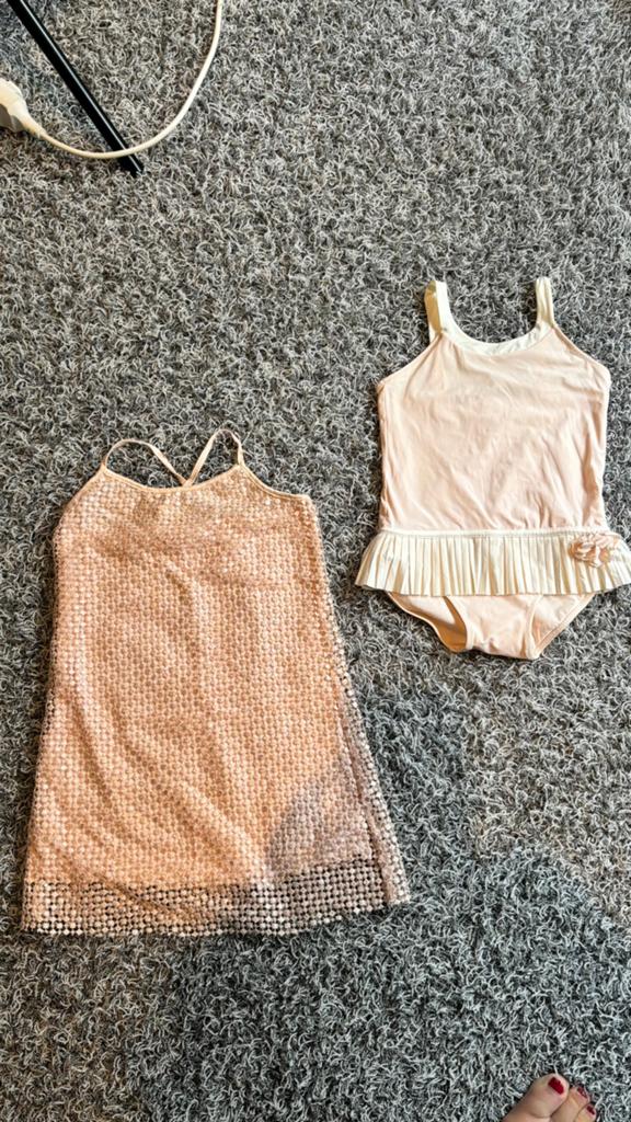 La perla badpak met bijpassend glitter jurkje 4 jaar, Maat 104, Meisje, Badpak, Ophalen of Verzenden