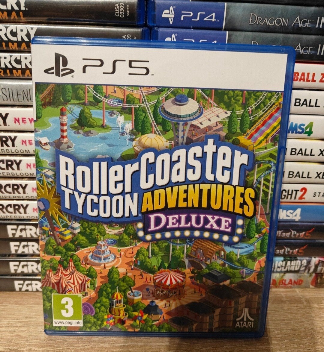 Rollercoaster tycoon adventures deluxe playstation 5, .., .., Ophalen of Verzenden, Zo goed als nieuw
