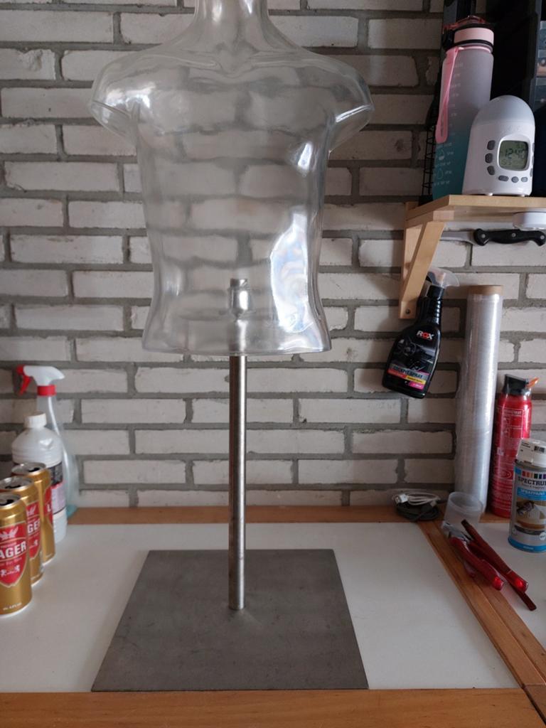 Transparante etalage torso, Ophalen, Zo goed als nieuw, Toebehoren, Overige merken
