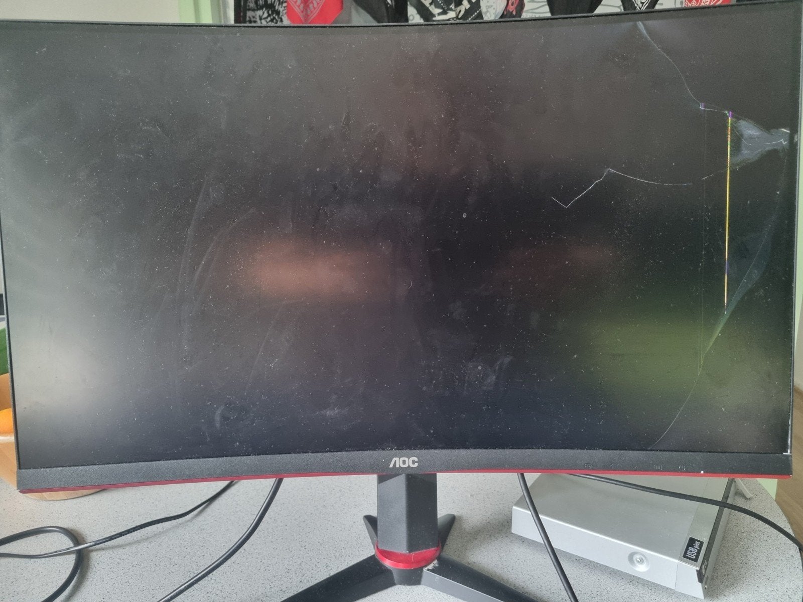 AOC 240hz Monitor DEFECT, Computers en Software, Monitoren, IPS, Quad HD (2K), 201 Hz of meer, Minder dan 1 ms