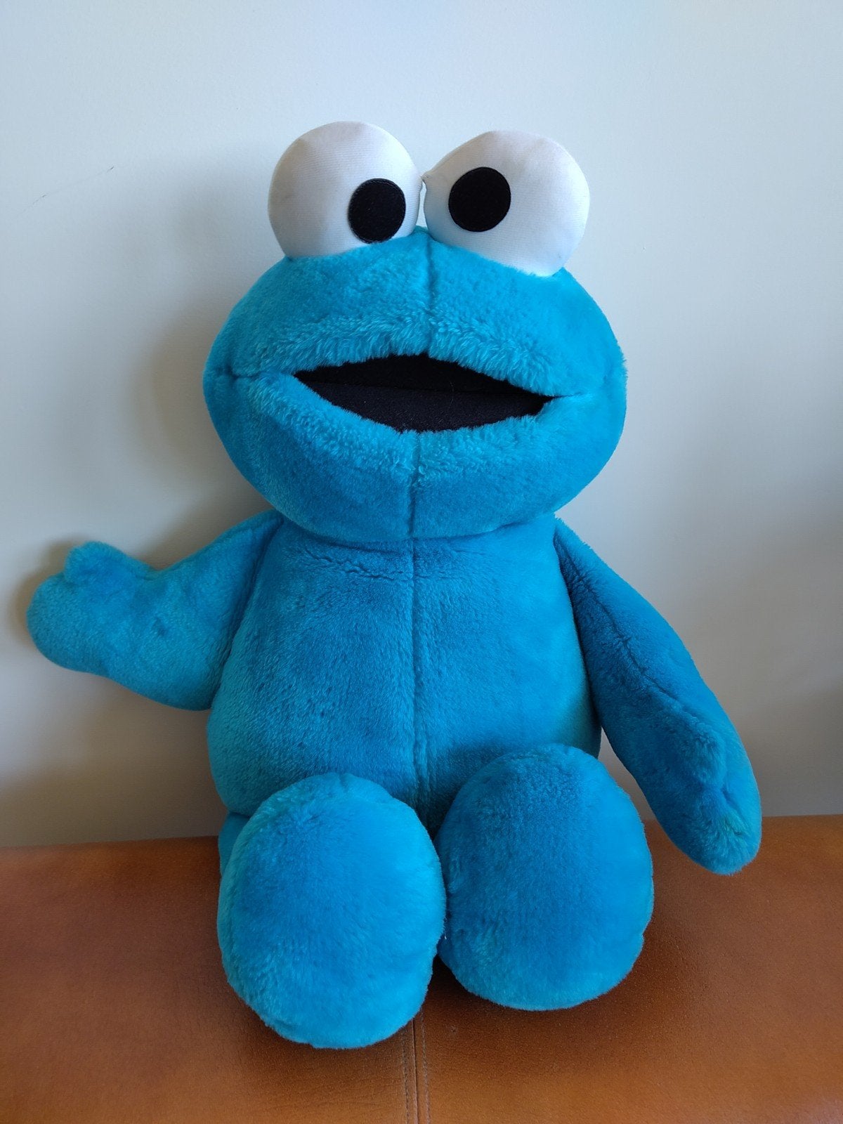 grote koekiemonster knuffel, 70cm, Overige karakters, Overige typen, Blauw, Ophalen of Verzenden