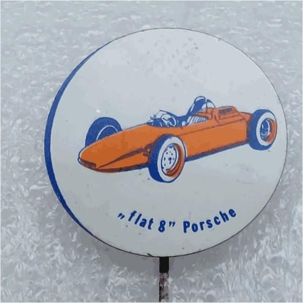 SP0723 Speldje Fiat 8 Porsche, Verzamelen, Speldjes, Pins en Buttons, Ophalen of Verzenden, Gebruikt, Transport