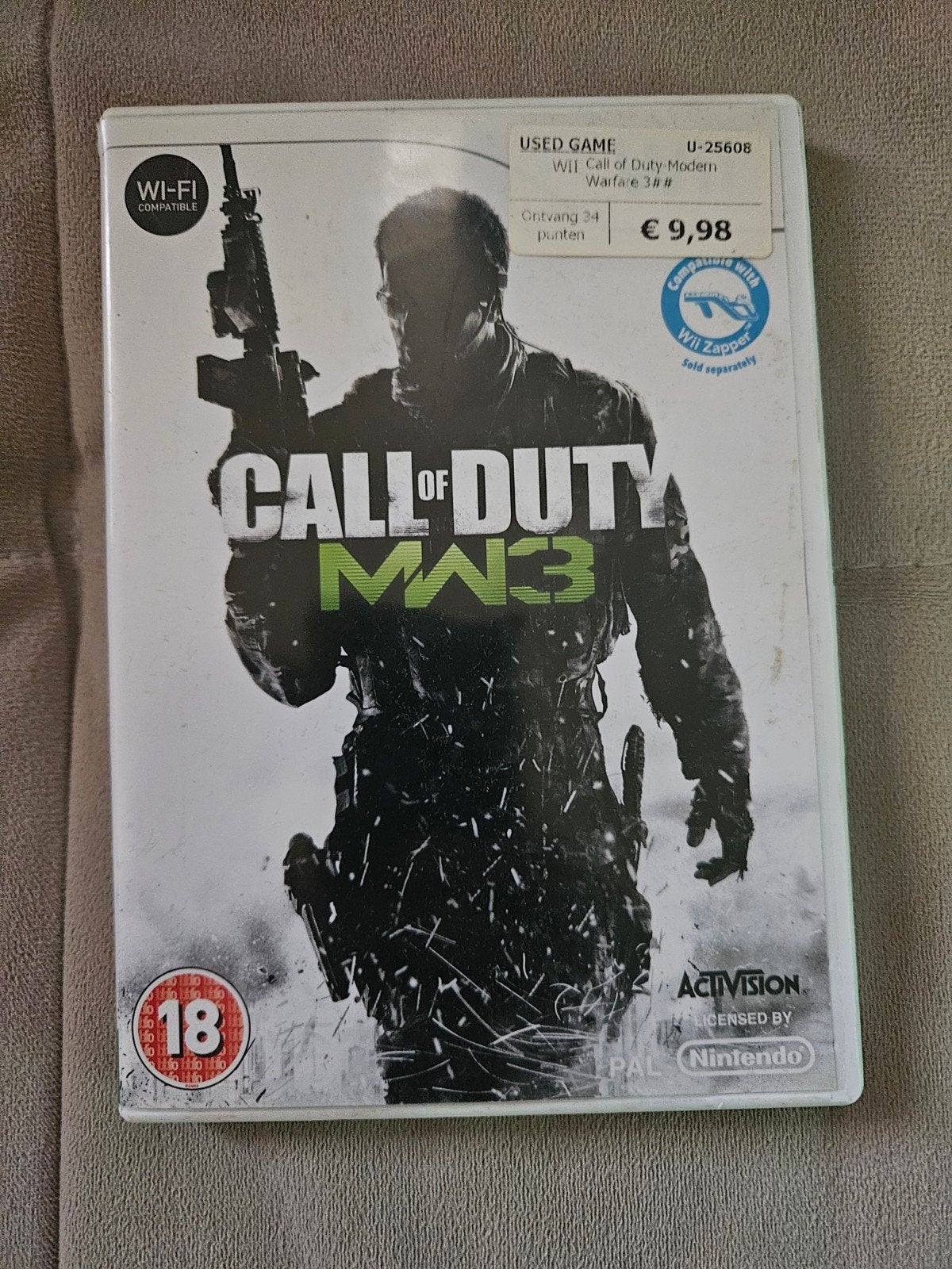 Wii Call of Duty: Modern Warfare 3 - Actiegame, Spelcomputers en Games, Games | Nintendo Wii, Online, Gebruikt, Vanaf 18 jaar