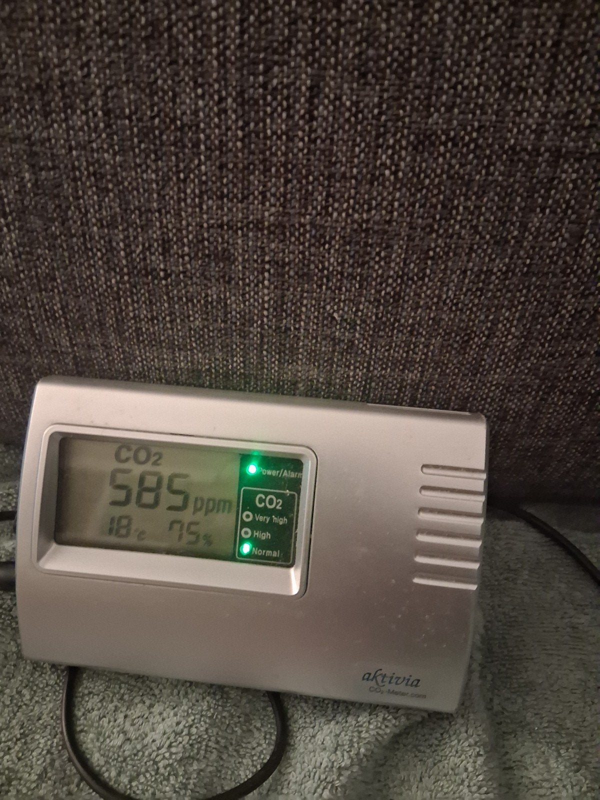Aktivia CO2-meter - Meet CO2, temperatuur en vochtigheid, Ophalen of Verzenden, Gebruikt, Overige meters