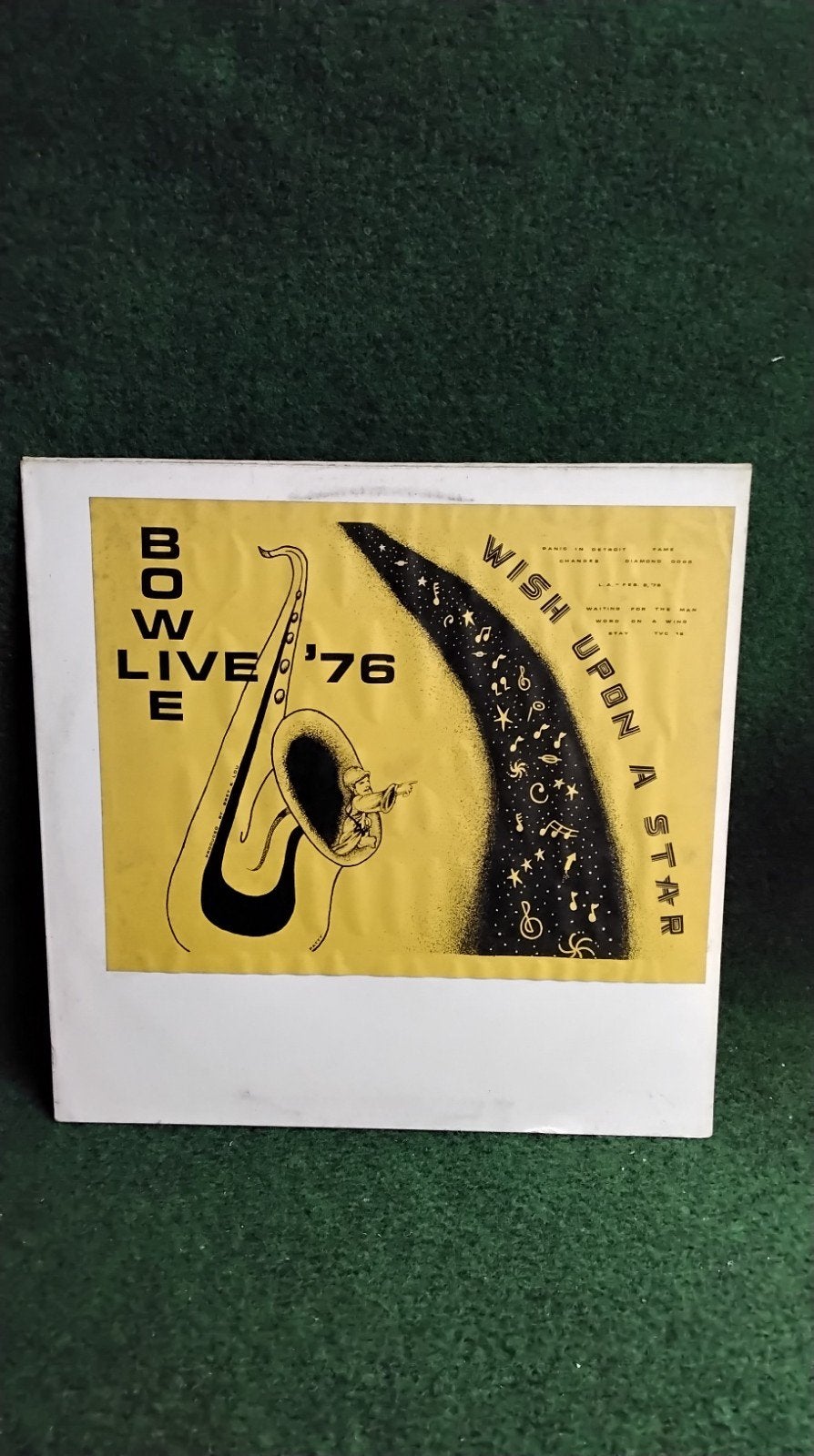 DAVID BOWIE  - LIVE - WISH UPON A STAR -, Ophalen of Verzenden, Gebruikt, 12 inch, Poprock