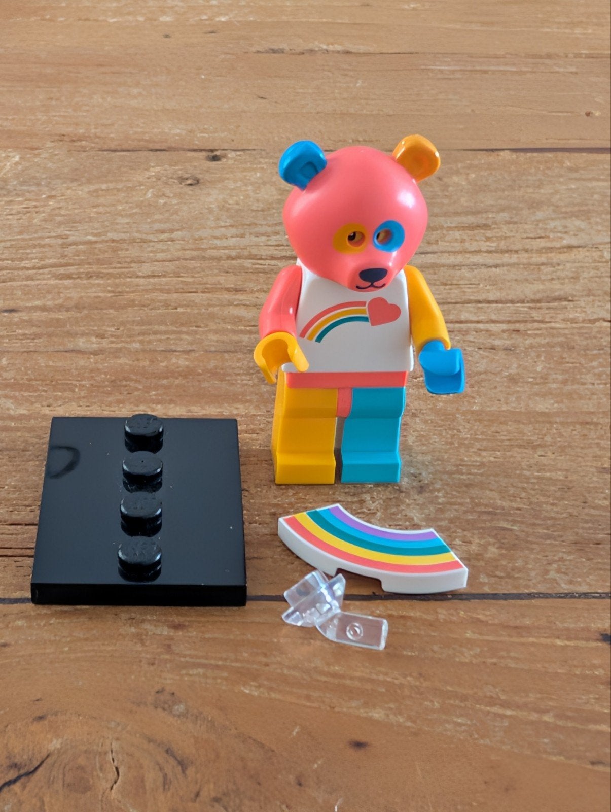 Lego Minifigures serie 19/ regenboog beer, Lego, Ophalen of Verzenden, Zo goed als nieuw, Minifiguren serie