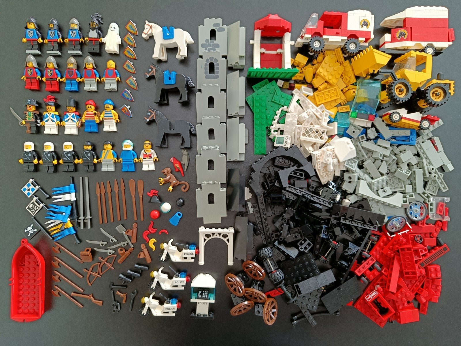 Vintage Lego lotje allerlei., Ophalen of Verzenden, Gebruikt, Losse stenen, Lego