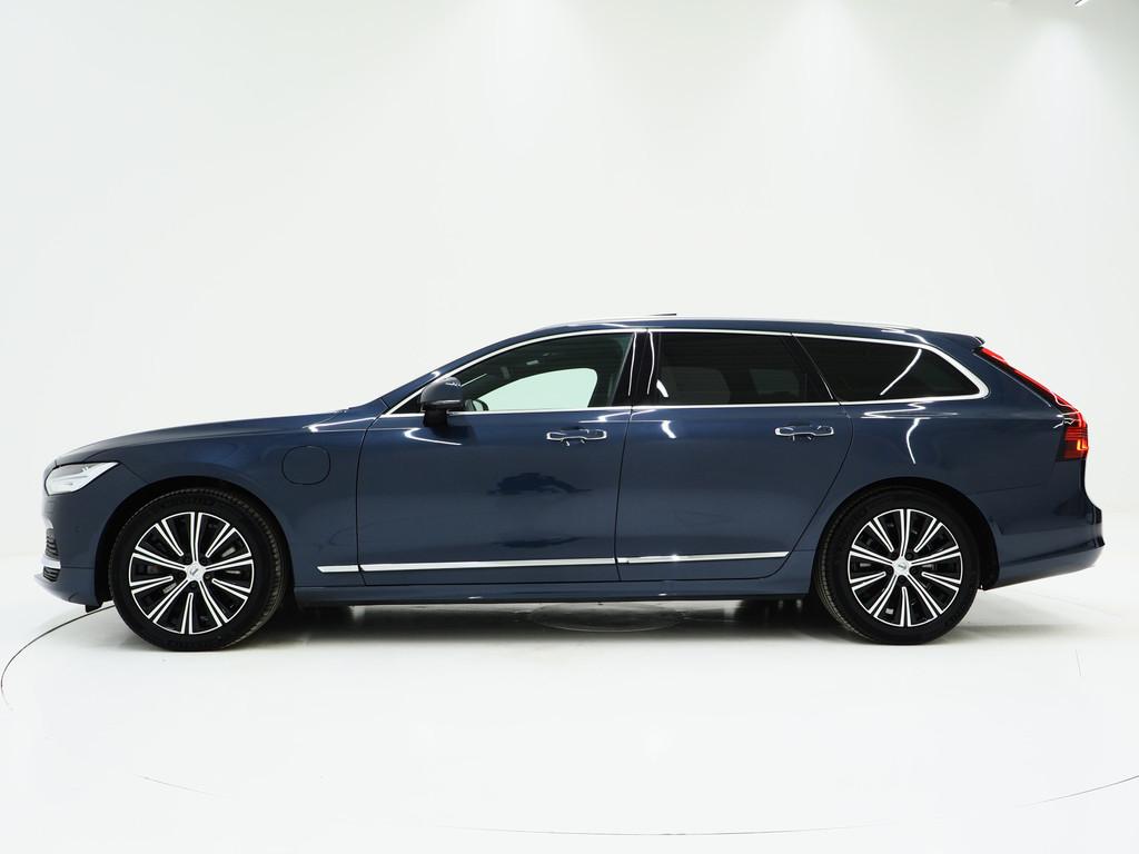 Volvo V90 2.0 T8 Recharge AWD Inscription | Panoramadak | Ma, Automaat, 4 cilinders, Blauw, Hybride Elektrisch/Benzine