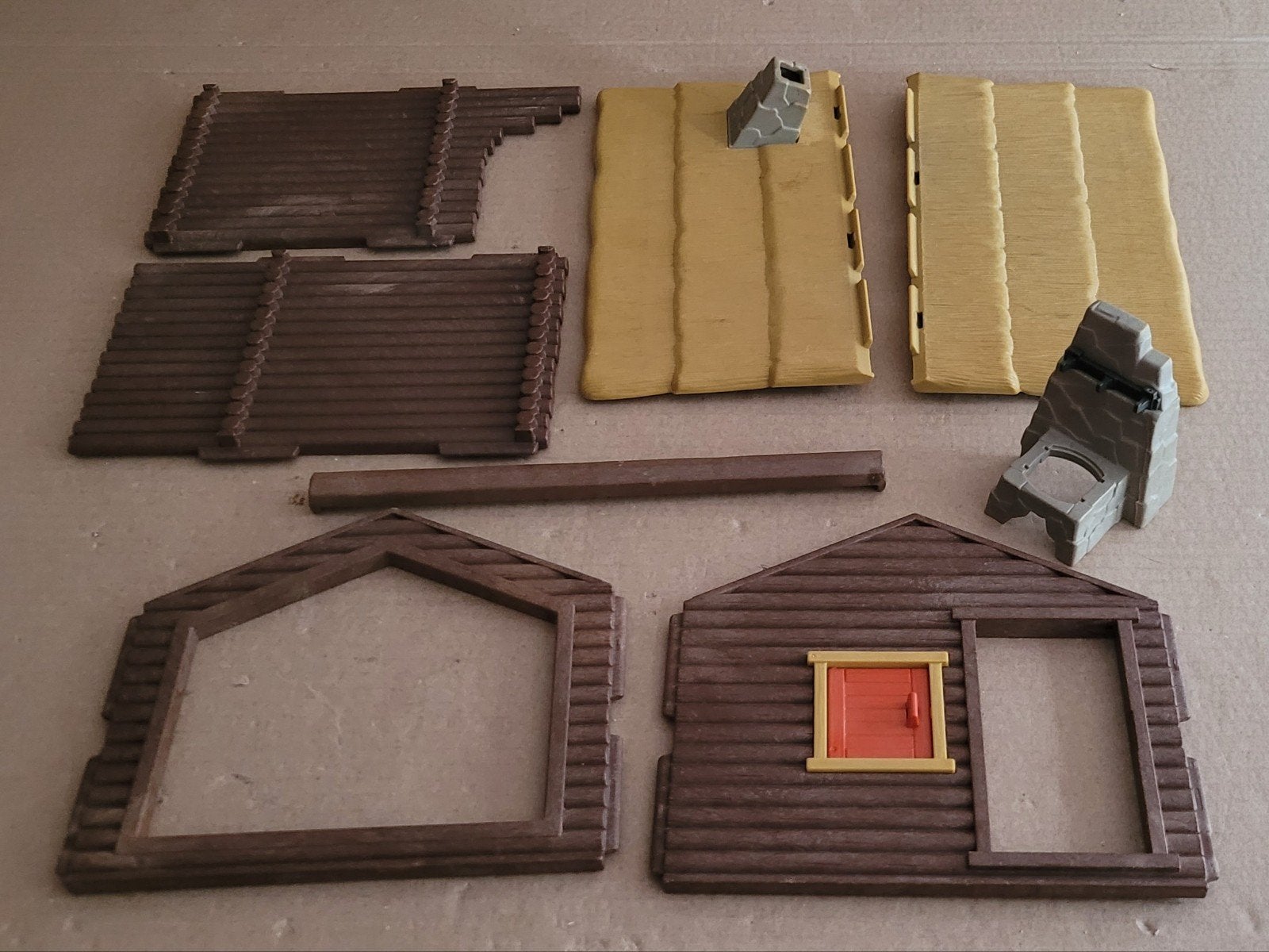 Onderdelen oude playmobil blokhut, Ophalen of Verzenden, Gebruikt