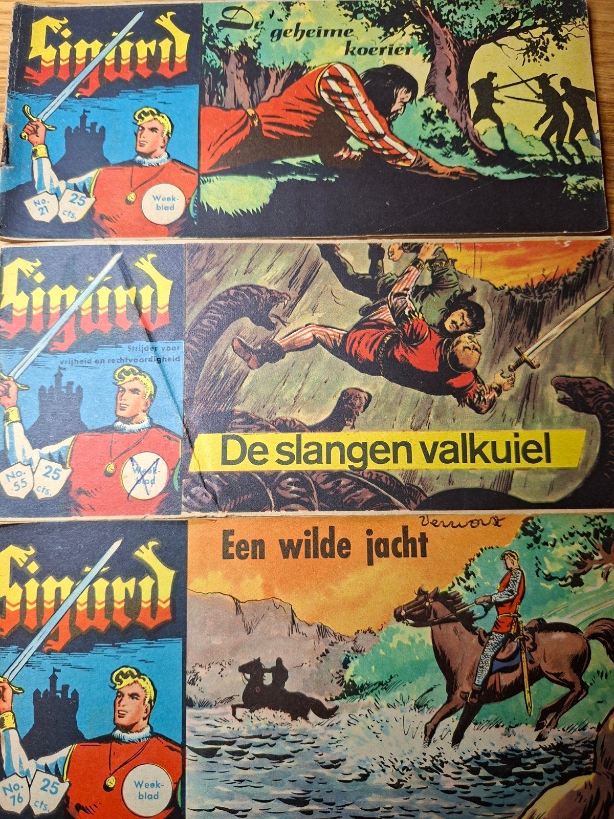 sigurd, Meerdere stripboeken, Ophalen of Verzenden, Gelezen