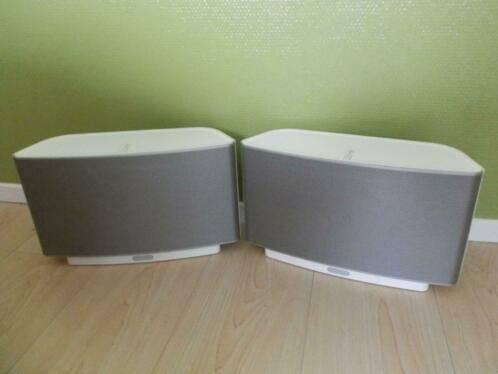 2x Sonos Play 5 gen. 1 (wit), met Bridge., Audio, Tv en Foto, Luidsprekers, Ophalen, Gebruikt, 60 tot 120 watt, Sonos
