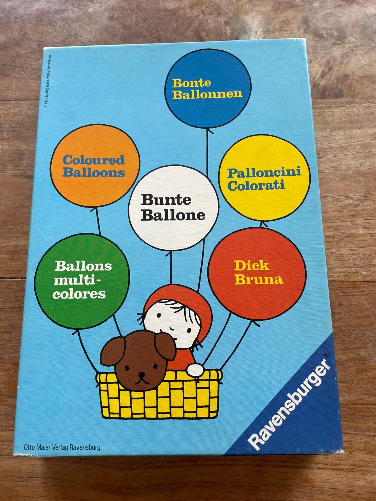 Nijntje vintage spel bonte ballonen compleet met handleiding, Een of twee spelers, Ophalen of Verzenden, Zo goed als nieuw