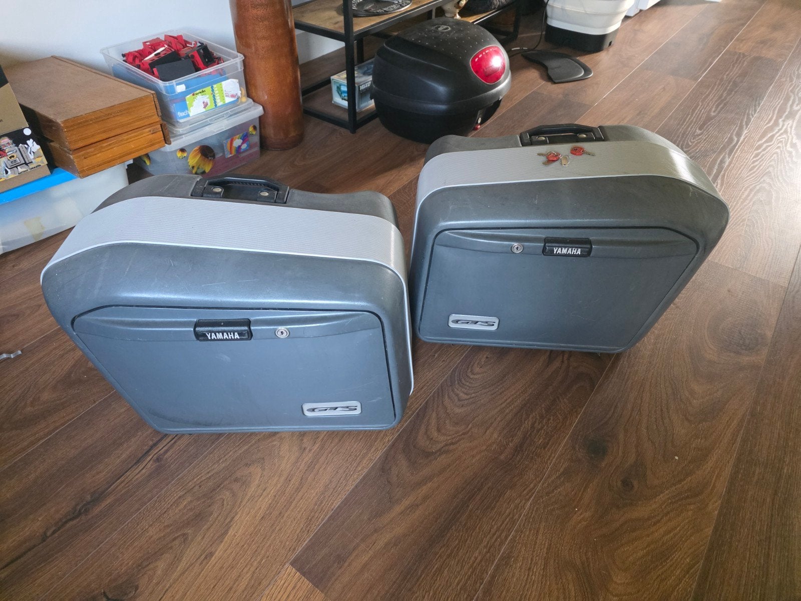 Yamaha GTS1000 grote originele zijkoffers., Ophalen of Verzenden, Gebruikt