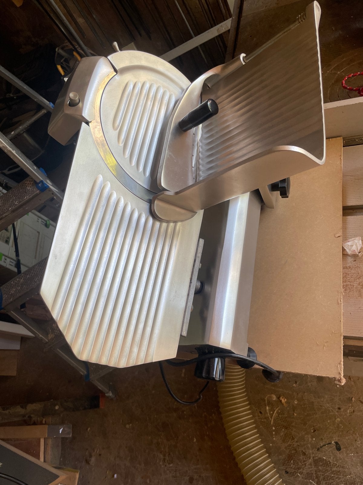 Professionele Vleessnijmachine Economy EMGA 220V, Ophalen of Verzenden, Gebruikt