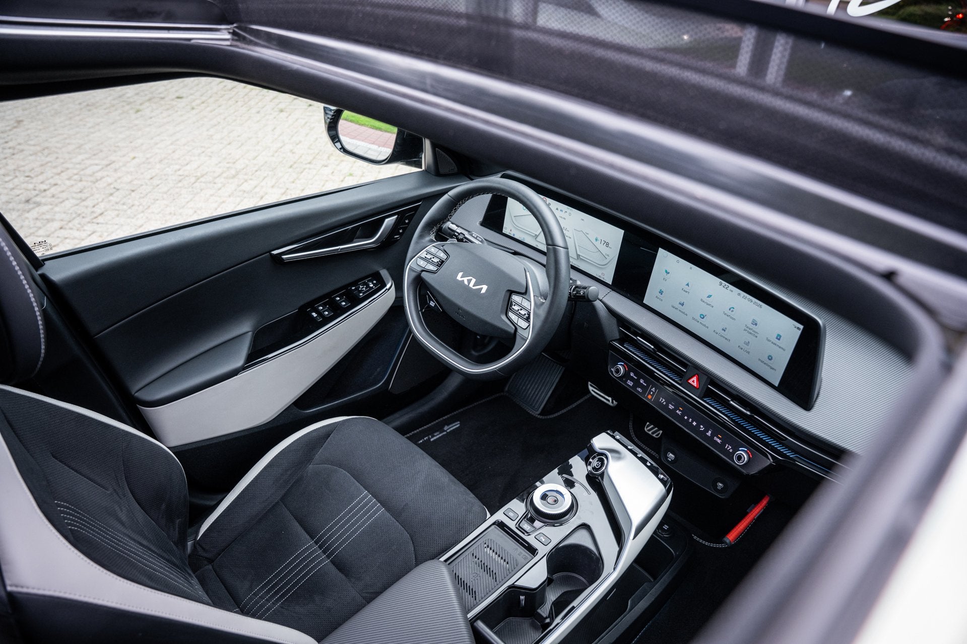 Kia EV6 GT-Line 77.4 kWh|Pano|ACC|HUD|Lane Assist|Memory|Mer, Auto's, Automaat, 228 pk, Achterwielaandrijving, Gebruikt