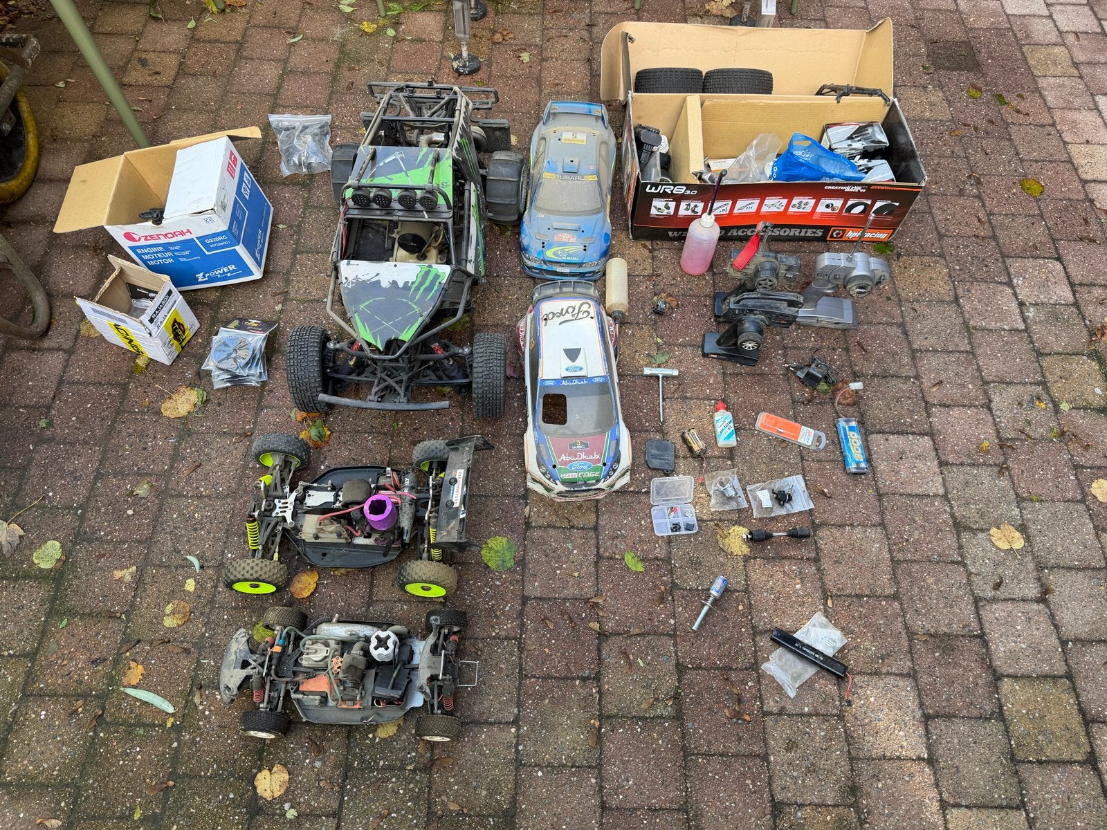 Hpi hobby aangeboden hpi baja 5b wr8 3.0 trophy 3.5 4.6, Ophalen, Benzine, Gebruikt, Auto offroad