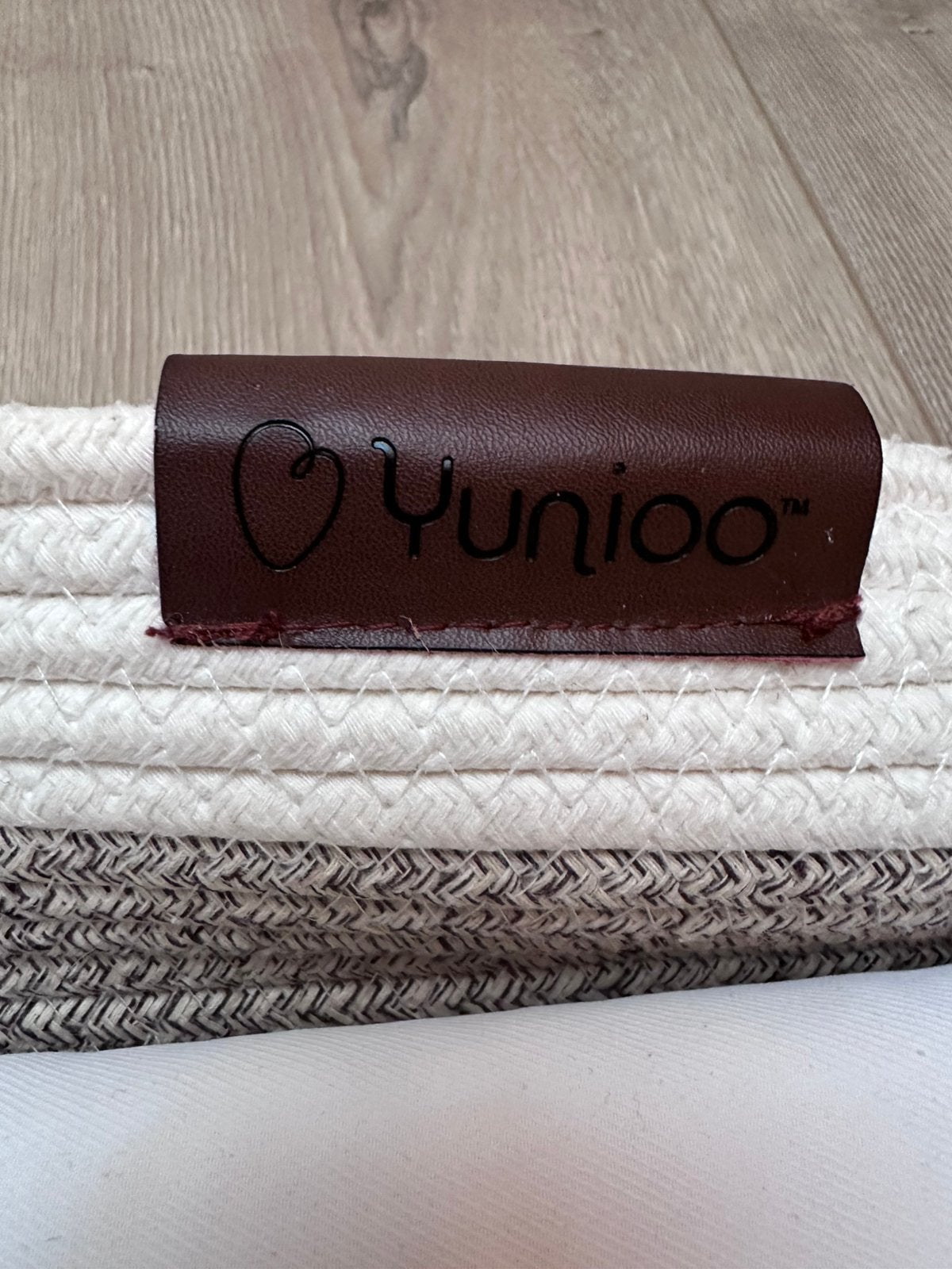 Yunioo verschoonmand / Moses mand beige met matras, Ophalen of Verzenden, Zo goed als nieuw, Overige typen