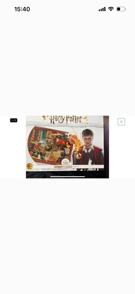Harry Potter puzzel 1000 stukjes, Ophalen of Verzenden, Zo goed als nieuw, Overige typen