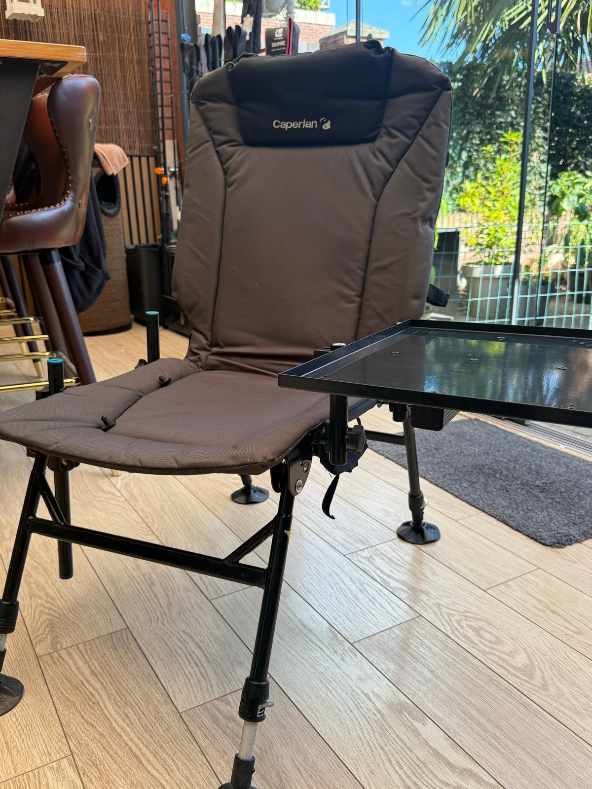 ‼️Caperlan Comfort Visstoel Feederstoel met Tafel‼️, Ophalen of Verzenden, Gebruikt, Overige typen