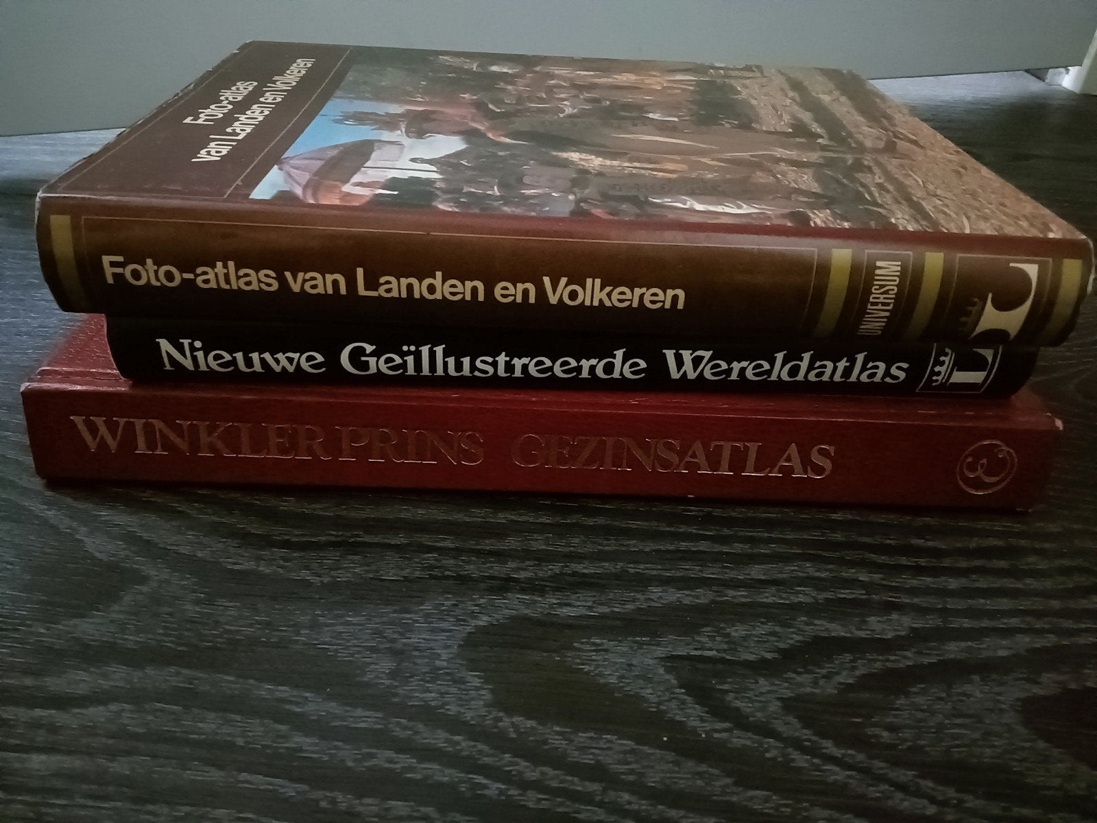 3 oude atlassen., Boeken, Encyclopedieën, Ophalen of Verzenden, Gelezen, Algemeen