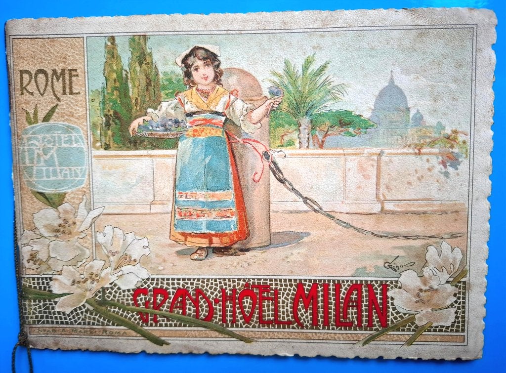 [1905] Art Deco ✅ Grand Hotel Milan ~ Rome Deluitto Ernesto, Ophalen of Verzenden, Foto, Fotografie