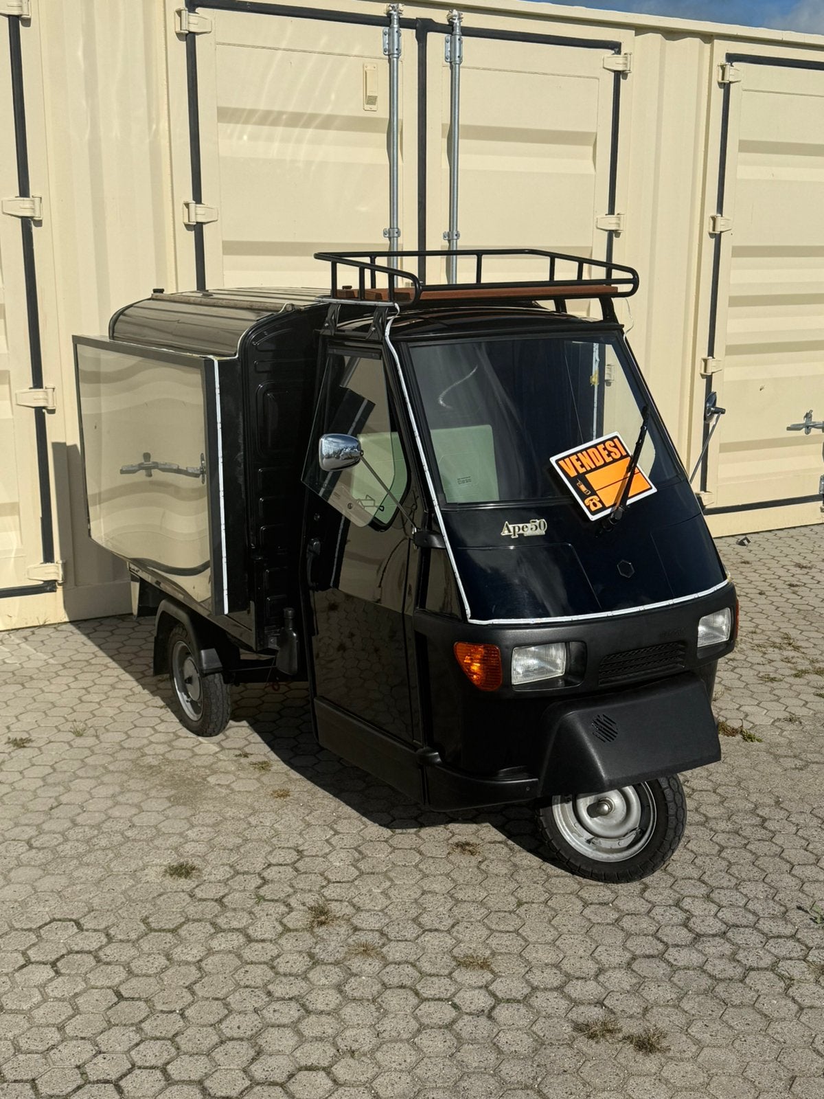 Piaggio APE Vespa 611 km! ZGAN Huur/koop 2 LEDSCHERMEN, Fietsen en Brommers, Ophalen, Zo goed als nieuw, Benzine, Overige modellen