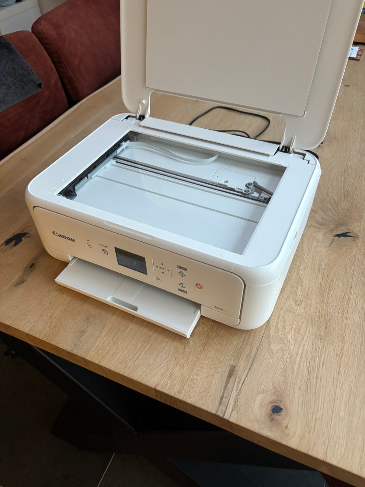 Foto 3 van Canon TS5151 A4 inktjet kleuren printer wit