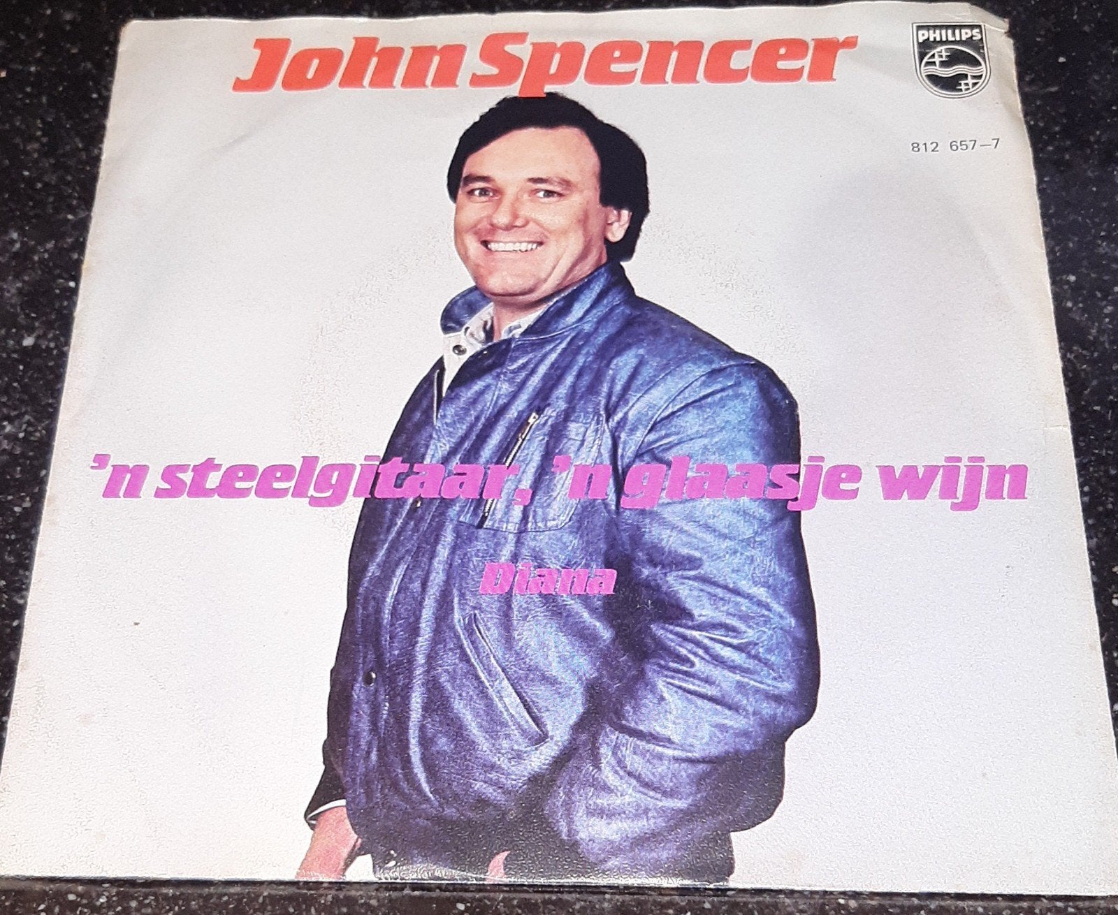 John Spencer 'n steelgitaar, 'n glaasje wijn, Ophalen of Verzenden, Zo goed als nieuw, 7 inch, Nederlandstalig