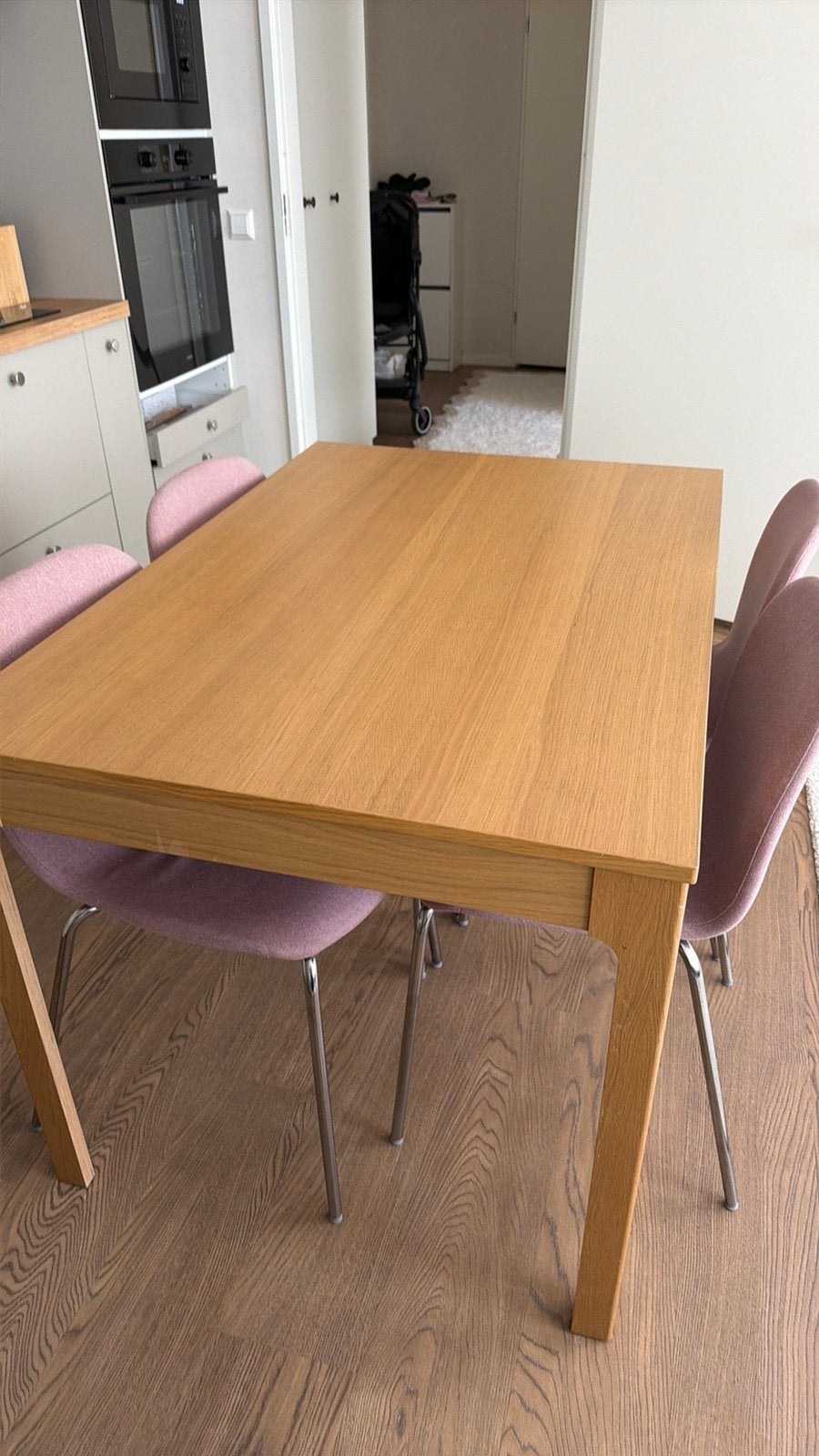 Tafel en stoelen voor IKEA, Ophalen, Overige kleuren, Zo goed als nieuw, Vier