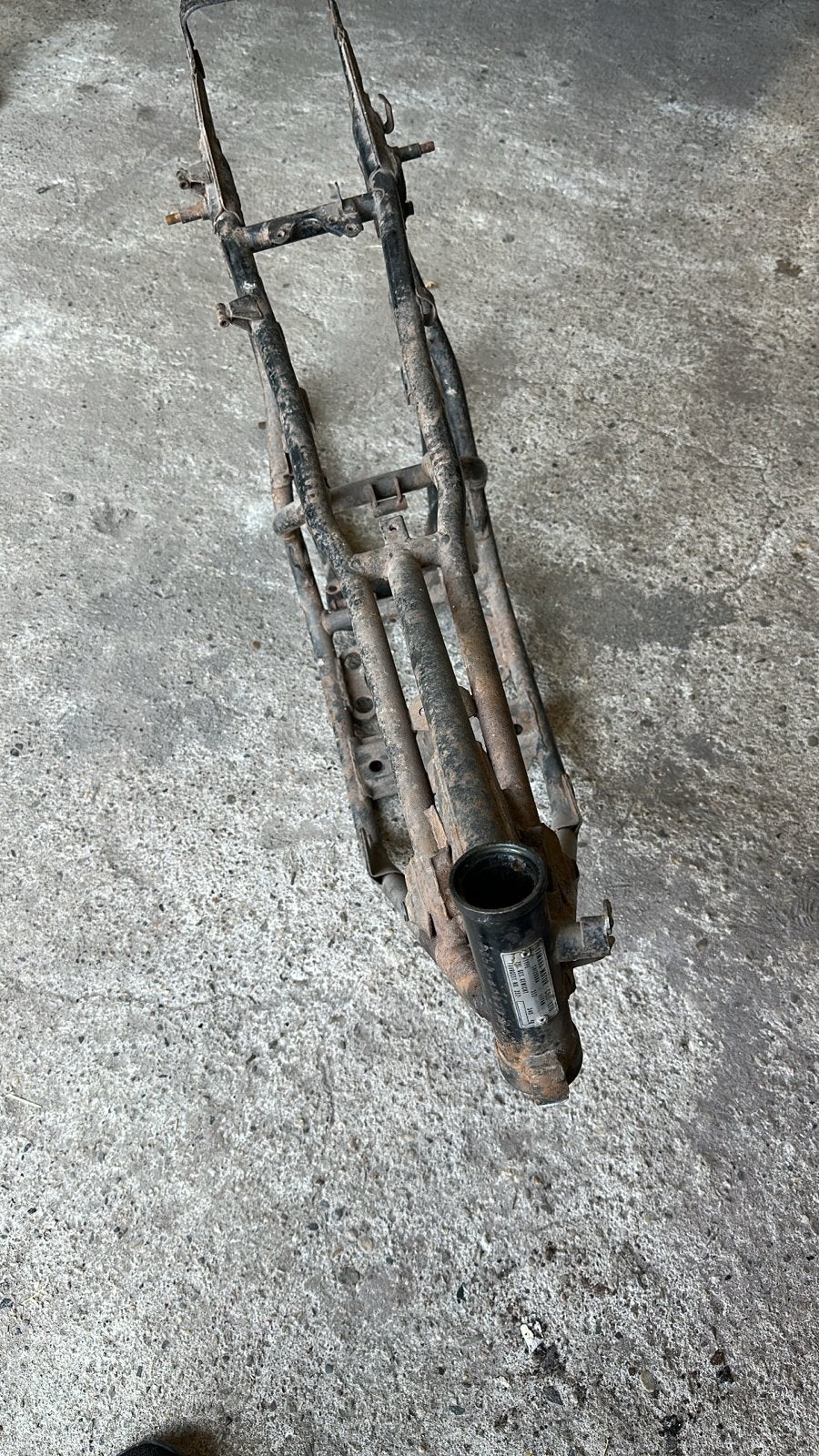 Gebruikt motorfiets Yamaha RD 250 frame origineel 1975, Ophalen, Gebruikt