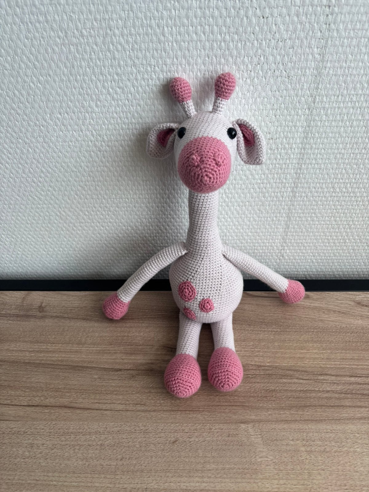 Nieuwe gehaakte knuffel giraffe, Ophalen of Verzenden, Nieuw, Giraf