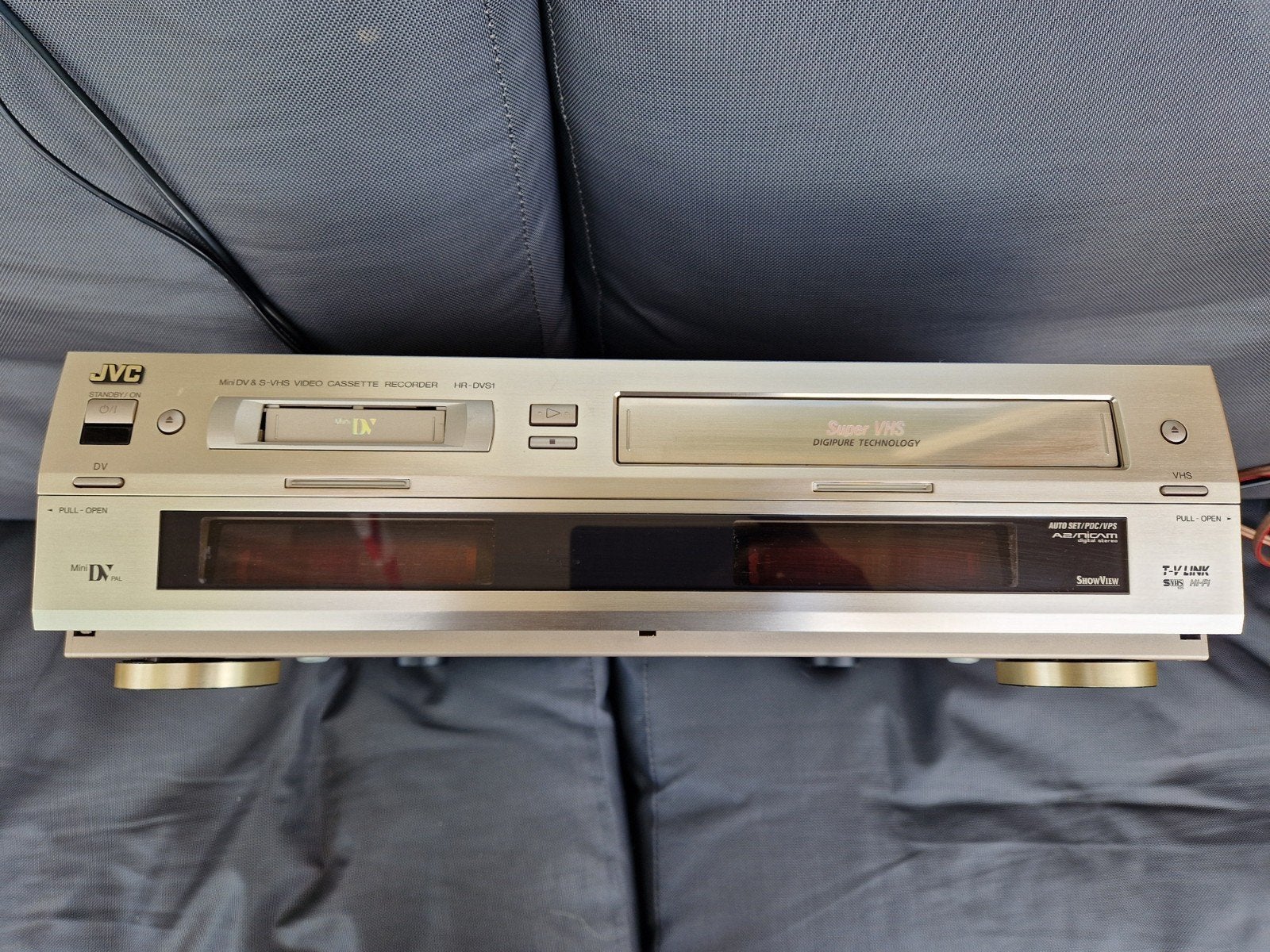JVC Mini DV  S-VHS Video Cassette Recorder HR-DVS1, Ophalen of Verzenden, Gebruikt, VHS-speler of -recorder