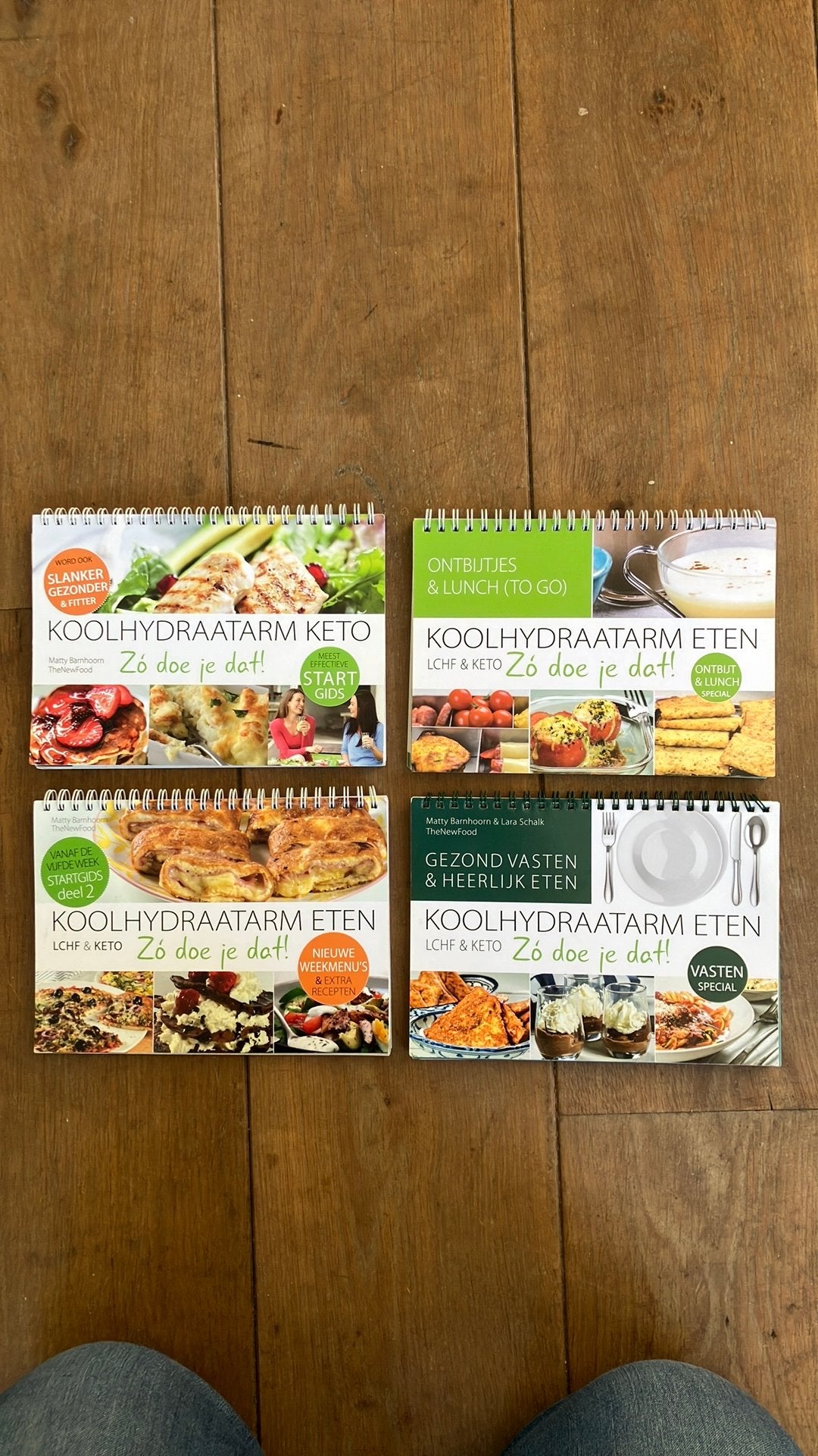 Koolhydraatarm Keto, The New Food Matty Barnhoorn 4 boeken, Boeken, Ophalen of Verzenden, Zo goed als nieuw, Dieet en Voeding