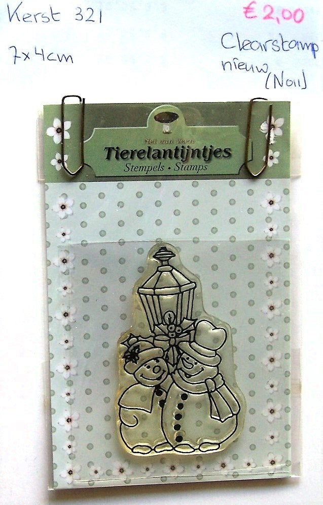 Kerst 321 Clearstamp, Ophalen of Verzenden, Nieuw, Clearstamp