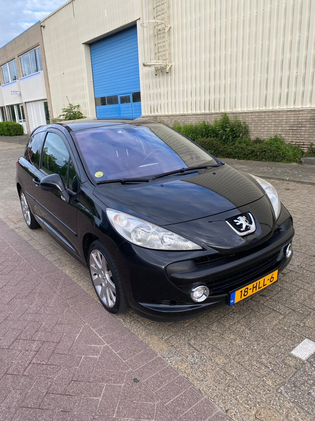 Peugeot 207 1.6 16V 3DRS 2009 Zwart CARPLAY AIRCO, Auto's, Voorwielaandrijving, Stof, Zwart, 4 cilinders