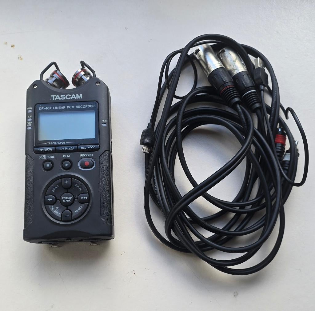 Tascam DR-40x Recorder, Ophalen, Zo goed als nieuw, Audio