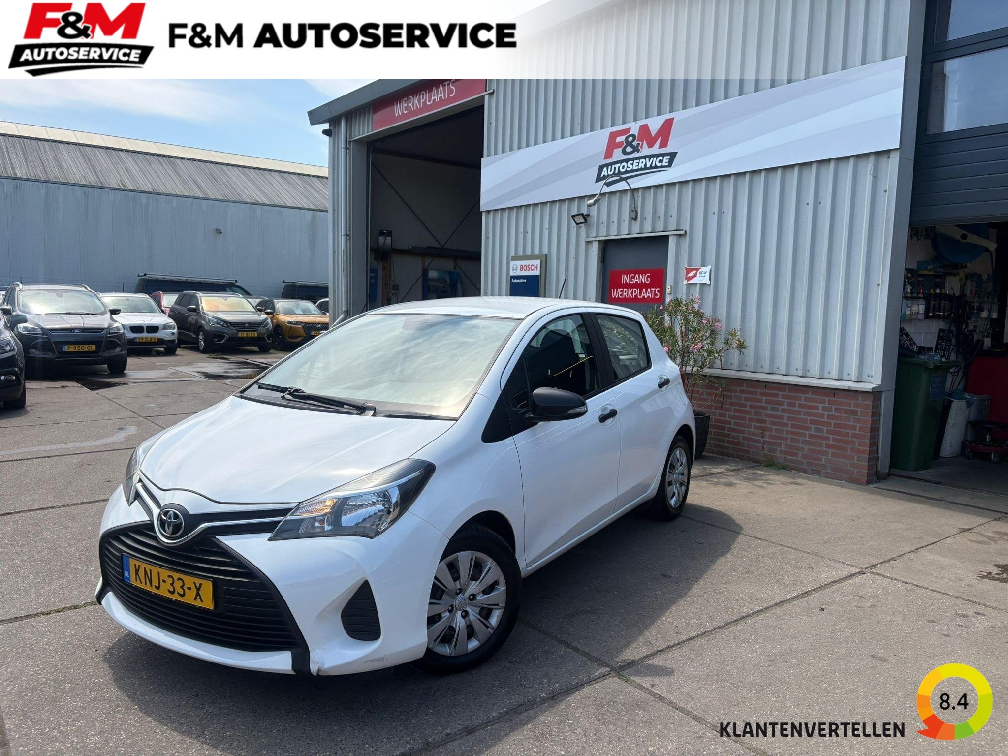 Toyota Yaris 1.0 VVT-i Now Airco, radio, Voorwielaandrijving, Stof, Gebruikt, Euro 6