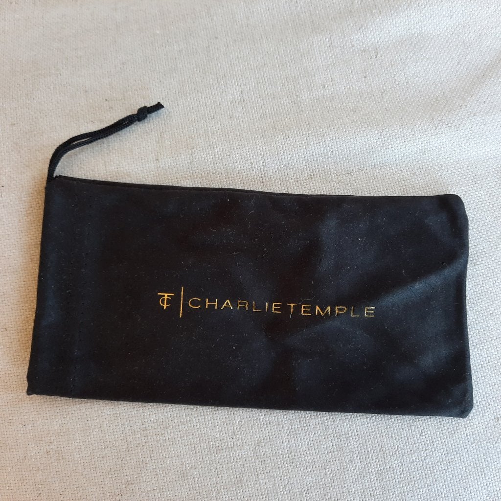 Charlie Temple brillenzakje zwart - nieuw -, Ophalen of Verzenden, Nieuw, Zwart, Overige merken