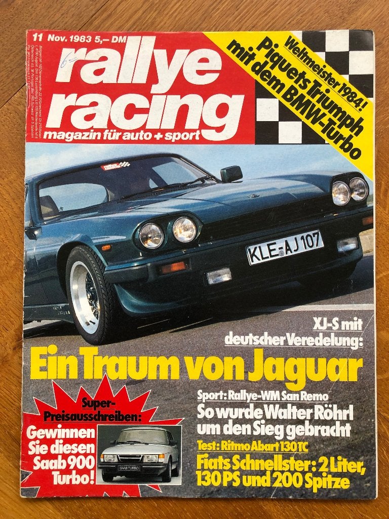 Rallye Racing Magazine fur auto + sport Heft 11 1983, Algemeen, Rallye Racing Magazine, Verzenden, Nieuw