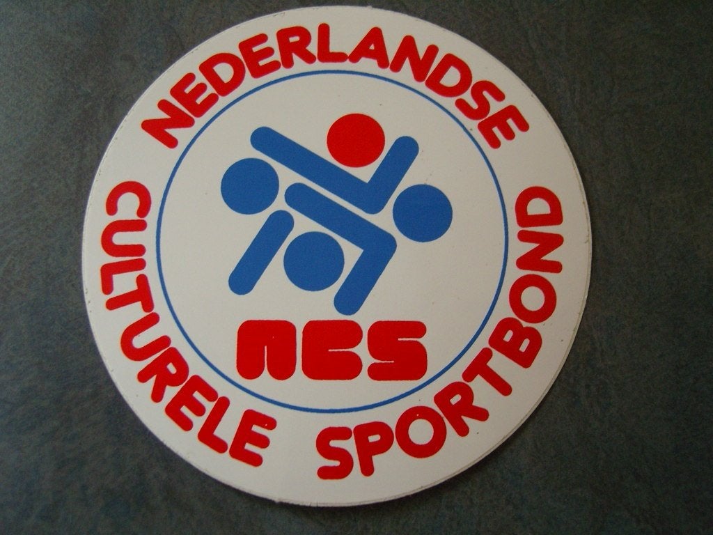 sticker NCS Nederlandse Culturele sportbond  Logo, Ophalen, Zo goed als nieuw